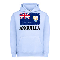 Pigment Grape Ice flag of anguilla   anguilla banner t shirt Urban Hoodie - linhVisuals