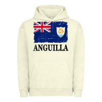 Pigment Pistachio flag of anguilla   anguilla banner t shirt Urban Hoodie - linhVisuals