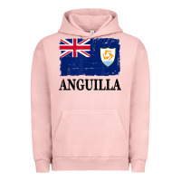 Pigment Salmon flag of anguilla   anguilla banner t shirt Urban Hoodie - linhVisuals