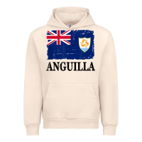 Sandshell flag of anguilla   anguilla banner t shirt Urban Hoodie - linhVisuals