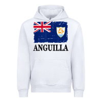 White flag of anguilla   anguilla banner t shirt Urban Hoodie - linhVisuals