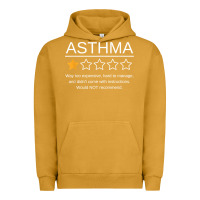Pigment Peanut Butter funny asthma awareness one star rating inhaler wheezy breath t shirt Urban Hoodie - linhVisuals