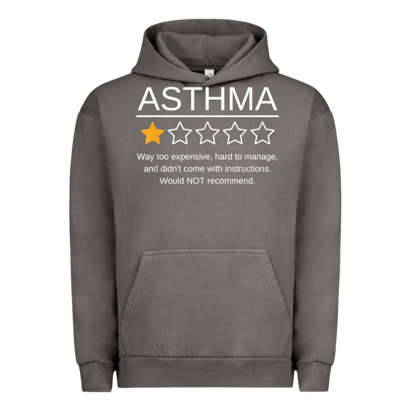 Funny Asthma Awareness One Star Rating Inhaler Wheezy Breath T Shirt Urban Hoodie by linhVisuals | Teevron