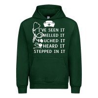 Forest Green nurse t  shirt nurse i've seen it smelled it touched it t  shirt Urban Hoodie - linhVisuals