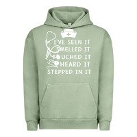 Pigment Oil Green nurse t  shirt nurse i've seen it smelled it touched it t  shirt Urban Hoodie - linhVisuals