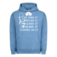 Pigment Pebble Blue nurse t  shirt nurse i've seen it smelled it touched it t  shirt Urban Hoodie - linhVisuals