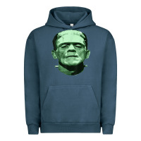 Pigment Midnight Navy frankenstein monster classic horror flick t shirt Urban Hoodie - linhVisuals