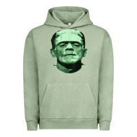 Pigment Oil Green frankenstein monster classic horror flick t shirt Urban Hoodie - linhVisuals