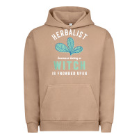 Pigment Burro funny herbalist because a witch is frowned upon herbalism t shirt Urban Hoodie - linhVisuals