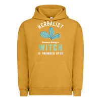 Pigment Peanut Butter funny herbalist because a witch is frowned upon herbalism t shirt Urban Hoodie - linhVisuals
