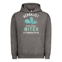 Pigment Tornado funny herbalist because a witch is frowned upon herbalism t shirt Urban Hoodie - linhVisuals