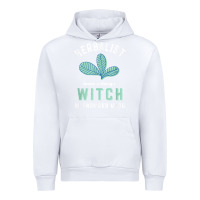 White funny herbalist because a witch is frowned upon herbalism t shirt Urban Hoodie - linhVisuals
