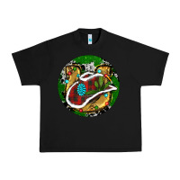 Black Cowboy Christmas Urban Heavy Tee - RanaPortraitStore