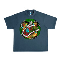 Midnight Navy Cowboy Christmas Urban Heavy Tee - RanaPortraitStore