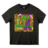 Asphalt Louisiana leopard with balloons Heavy Core Tee - HowdyJamesFarm