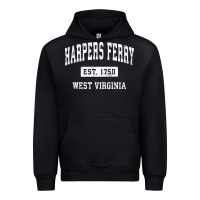 Black harpers ferry west virginia wv vintage established sports pullover hoo Urban Hoodie - linhVisuals