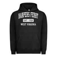 Pigment Black harpers ferry west virginia wv vintage established sports pullover hoo Urban Hoodie - linhVisuals