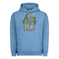 Pigment Pebble Blue lamb of god music concert Urban Hoodie - linhVisuals