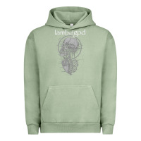 Pigment Oil Green lamb of god music concert Urban Hoodie - linhVisuals
