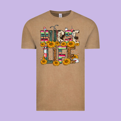 Western Nurse Life Vintage Tee Designed By Fadigitalartstudio