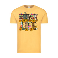 Vintage Mustard Western Nurse Life Vintage Tee - FaDigitalArtStudio