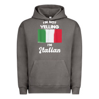 Pigment Tornado i'm not yelling i'm italian t shirt Urban Hoodie - linhVisuals