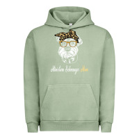Pigment Oil Green birthday and mother's day gift miniature schnauzer mom t shirt Urban Hoodie - linhVisuals
