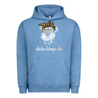 Pigment Pebble Blue birthday and mother's day gift miniature schnauzer mom t shirt Urban Hoodie - linhVisuals