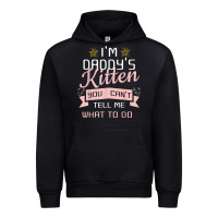 Black daddy's kitten ddlg littlespace daddy dom cgl t shirt Urban Hoodie - linhVisuals