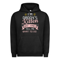 Pigment Black daddy's kitten ddlg littlespace daddy dom cgl t shirt Urban Hoodie - linhVisuals