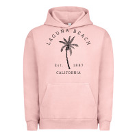 Pigment Salmon retro cool laguna beach california palm tree unique novelty sweatshirt Urban Hoodie - linhVisuals
