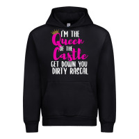 Black i’m the queen of the castle get down you dirty rascal t shirt Urban Hoodie - linhVisuals