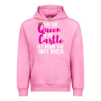 Fuchsia Pink i’m the queen of the castle get down you dirty rascal t shirt Urban Hoodie - linhVisuals