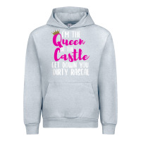 Heather Grey i’m the queen of the castle get down you dirty rascal t shirt Urban Hoodie - linhVisuals