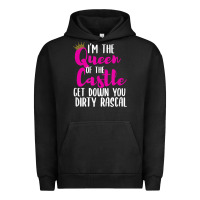 Pigment Black i’m the queen of the castle get down you dirty rascal t shirt Urban Hoodie - linhVisuals
