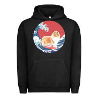 Pigment Black rough collie t  shirt rough collie gifts   ocean waves surfing rough c Urban Hoodie - linhVisuals