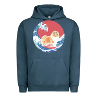 Pigment Midnight Navy rough collie t  shirt rough collie gifts   ocean waves surfing rough c Urban Hoodie - linhVisuals