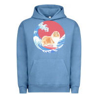Pigment Pebble Blue rough collie t  shirt rough collie gifts   ocean waves surfing rough c Urban Hoodie - linhVisuals
