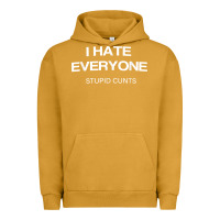 Pigment Peanut Butter i hate everyone stupid cunts t shirt Urban Hoodie - linhVisuals