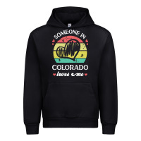 Black someone in colorado loves me t  shirt someone in colorado loves me fun Urban Hoodie - linhVisuals