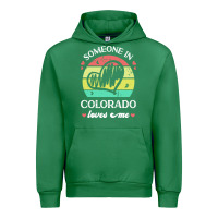 Emerald someone in colorado loves me t  shirt someone in colorado loves me fun Urban Hoodie - linhVisuals