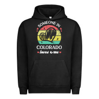 Pigment Black someone in colorado loves me t  shirt someone in colorado loves me fun Urban Hoodie - linhVisuals