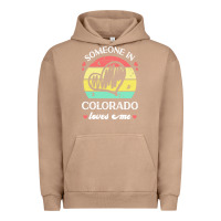Pigment Burro someone in colorado loves me t  shirt someone in colorado loves me fun Urban Hoodie - linhVisuals