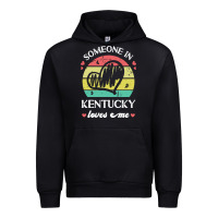 Black someone in kentucky loves me t  shirt someone in kentucky loves me fun Urban Hoodie - linhVisuals