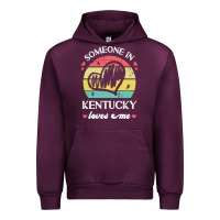 Mauve Wine someone in kentucky loves me t  shirt someone in kentucky loves me fun Urban Hoodie - linhVisuals