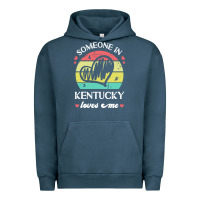 Pigment Midnight Navy someone in kentucky loves me t  shirt someone in kentucky loves me fun Urban Hoodie - linhVisuals