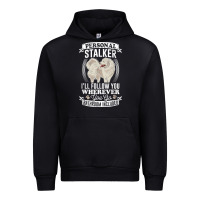 Black great pyrenees stalker great pyrenees gifts great pyrenees t shirt Urban Hoodie - linhVisuals