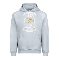 Heather Grey great pyrenees stalker great pyrenees gifts great pyrenees t shirt Urban Hoodie - linhVisuals