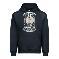 Navy great pyrenees stalker great pyrenees gifts great pyrenees t shirt Urban Hoodie - linhVisuals