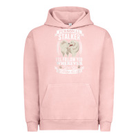 Pigment Salmon great pyrenees stalker great pyrenees gifts great pyrenees t shirt Urban Hoodie - linhVisuals